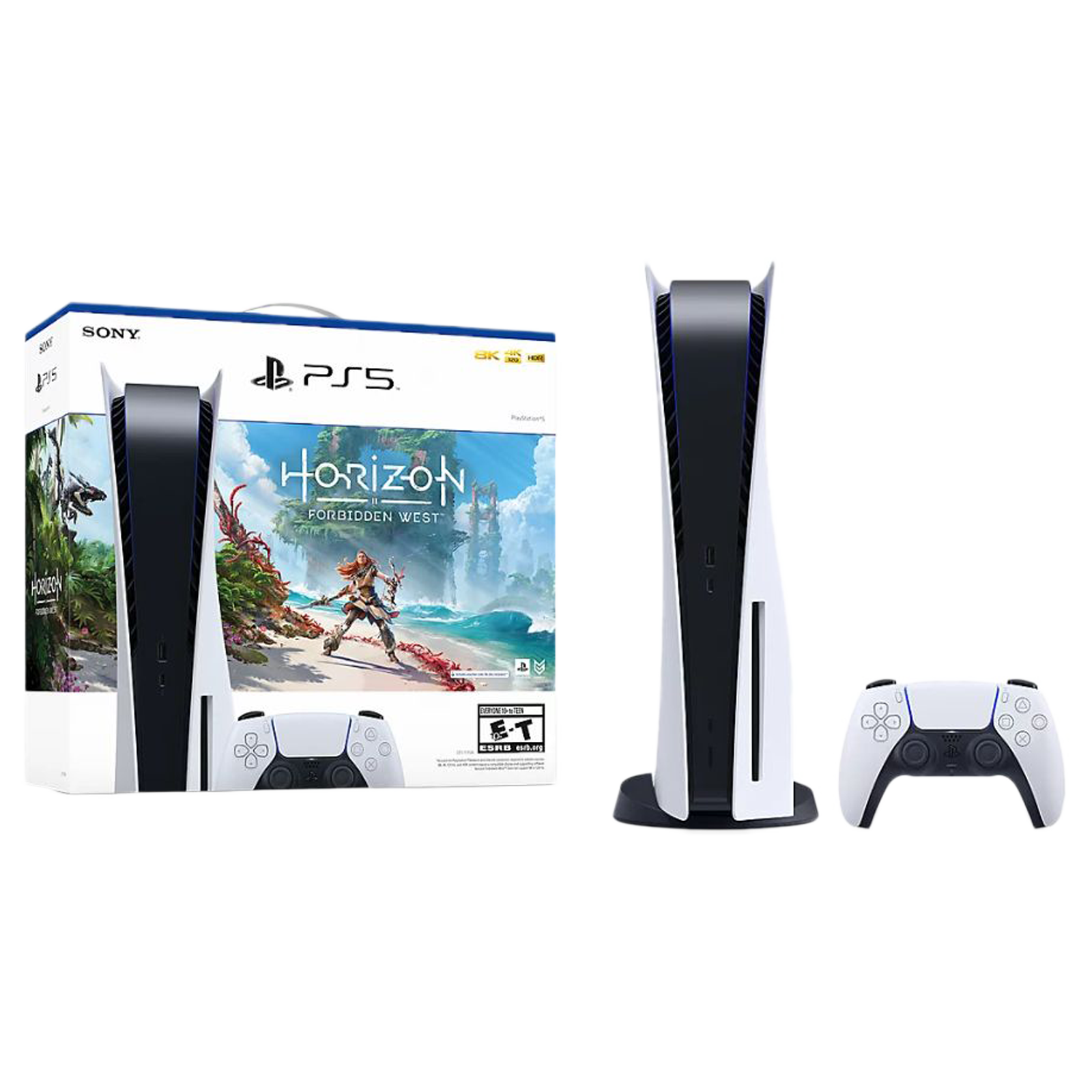 SONY Console With Horizon Forbidden West Voucher For PS5 (Action &  Adventure Games, CFI-1108A01)
